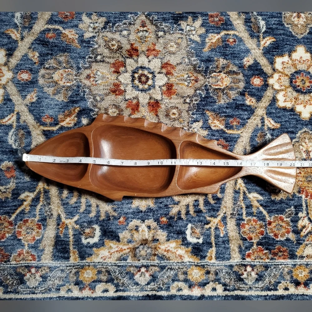 Monkey Pod Wood Serving Tray 1971